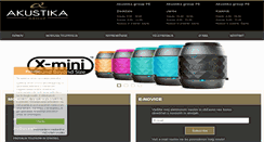 Desktop Screenshot of akustikagroup.si